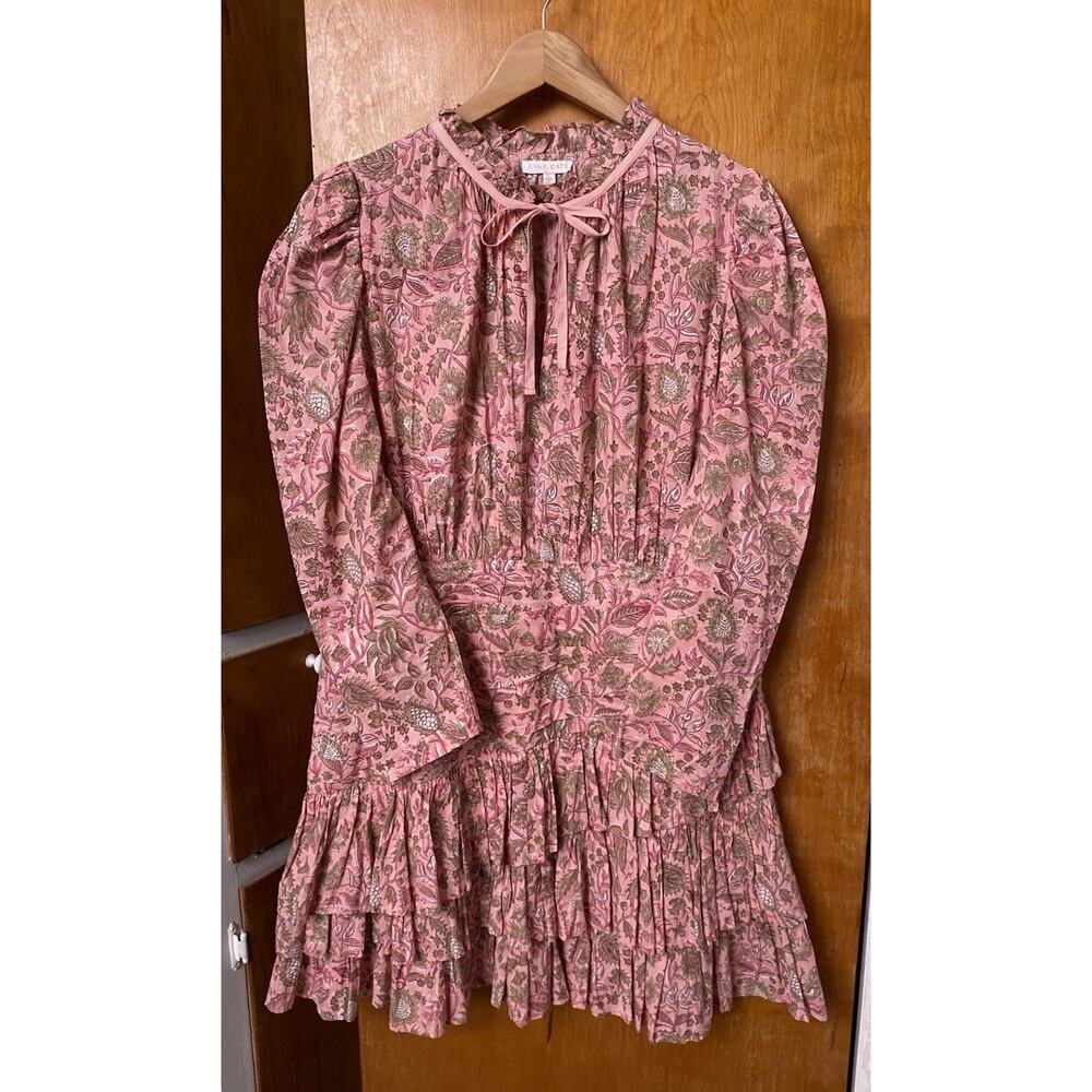 Floral Pink Mini Dress